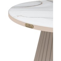 Журнальный столик Sheffilton SHT-CT38-C2 (корица/мраморное золото)