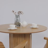 Кухонный стол Оримэкс Олаф-М 950-1250x950 (светлый дуб без тонировки/светлый дуб)