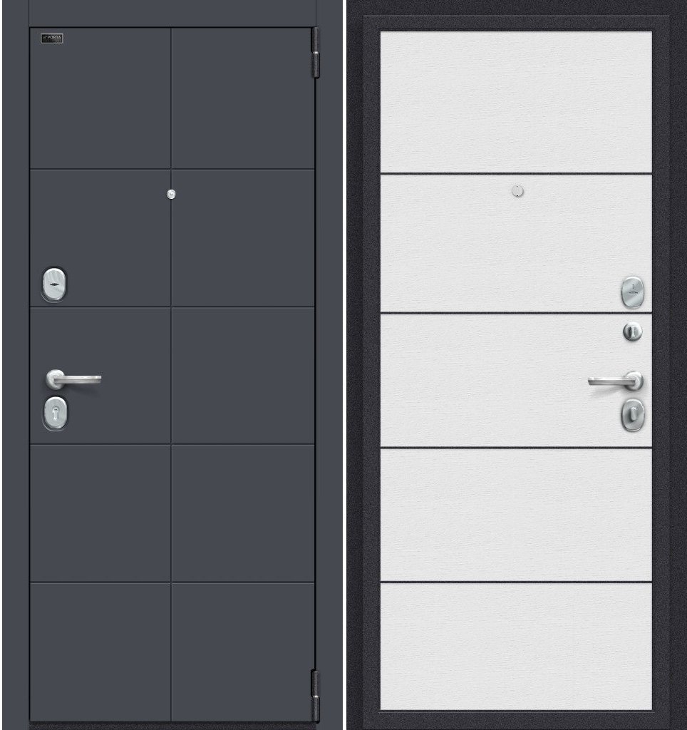 

Металлическая дверь el'Porta Porta S 10.П50 (Graphite Pro/Virgin)