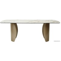 Кухонный стол M-City Bronte 220 KL-188 614M04358 (контрастный мрамор матовый/шапань)