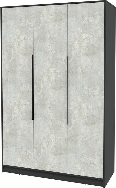 

Шкаф распашной Интерлиния Концепт КТ-Ш3 (бетон лайт/антрацит)