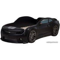 Кровать-машина Futuka kids EVO 3D Camaro 180x90 (черный матовый)