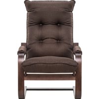 Кресло-качалка Leset Оливер (орех текстура/Malmo 28)