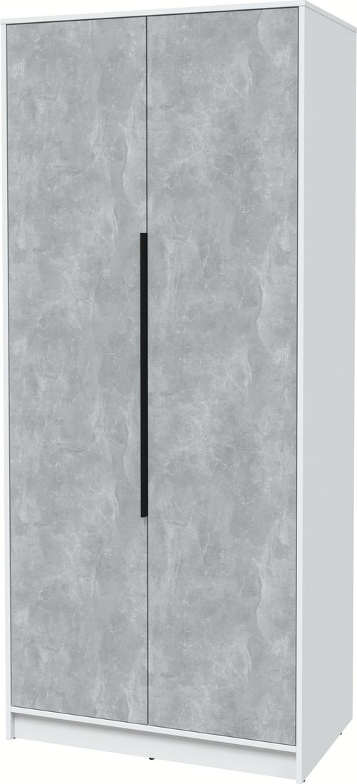 

Шкаф распашной Интерлиния Концепт КТ-Ш2 (бетон/белый платинум)