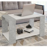 Журнальный столик Империал Аврора (белый/ателье светлый)