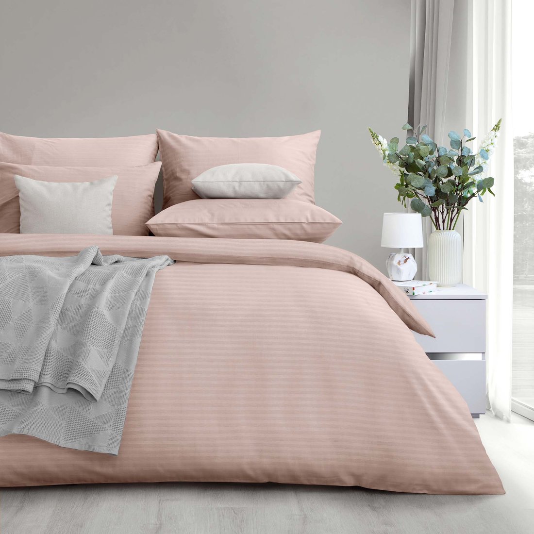 

2-спальный комплект постельного белья Verossa Stripe 2сп 50x70 934298 (бежевый)