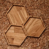 Менажница S.Wood Соты (3 шт)