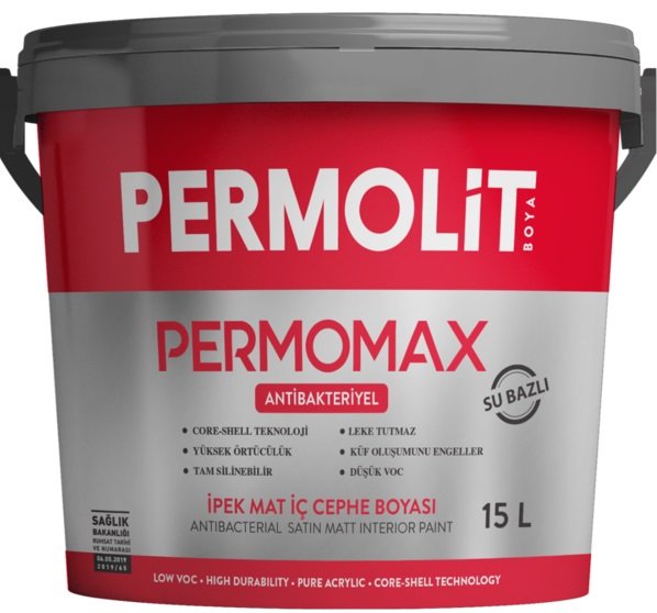 

Краска PERMOLIT PERMOMAX антибактериальная База 3 2.5л (шелковисто-матовый)