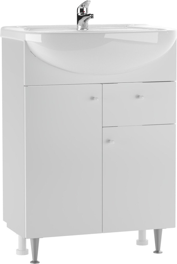 

Айсберг Тумба под умывальник Уют 60 Промо с верхним ящиком В1