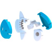 Магнитный конструктор Halftoys Ocean Луна-рыба с диорамой HO002