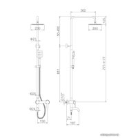 Душевая система  Ledeme L72401