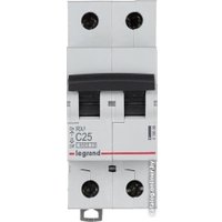 Выключатель автоматический Legrand RX3 25A 4.5kA 2П С 419699