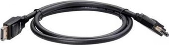 Кабель VCOM CG651-1.5 DisplayPort - DisplayPort (1.5 м, черный)