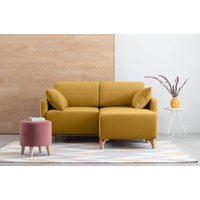 Угловой диван Divan Льери Мини Velvet Yellow 240326 (желтый)