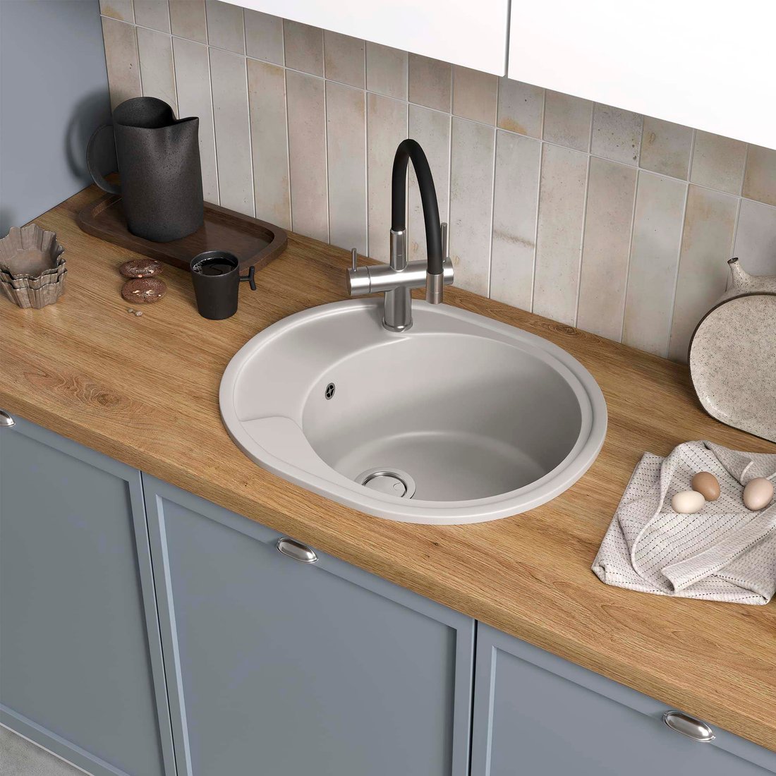 

Кухонная мойка Reflexion Allonge RF0658GR