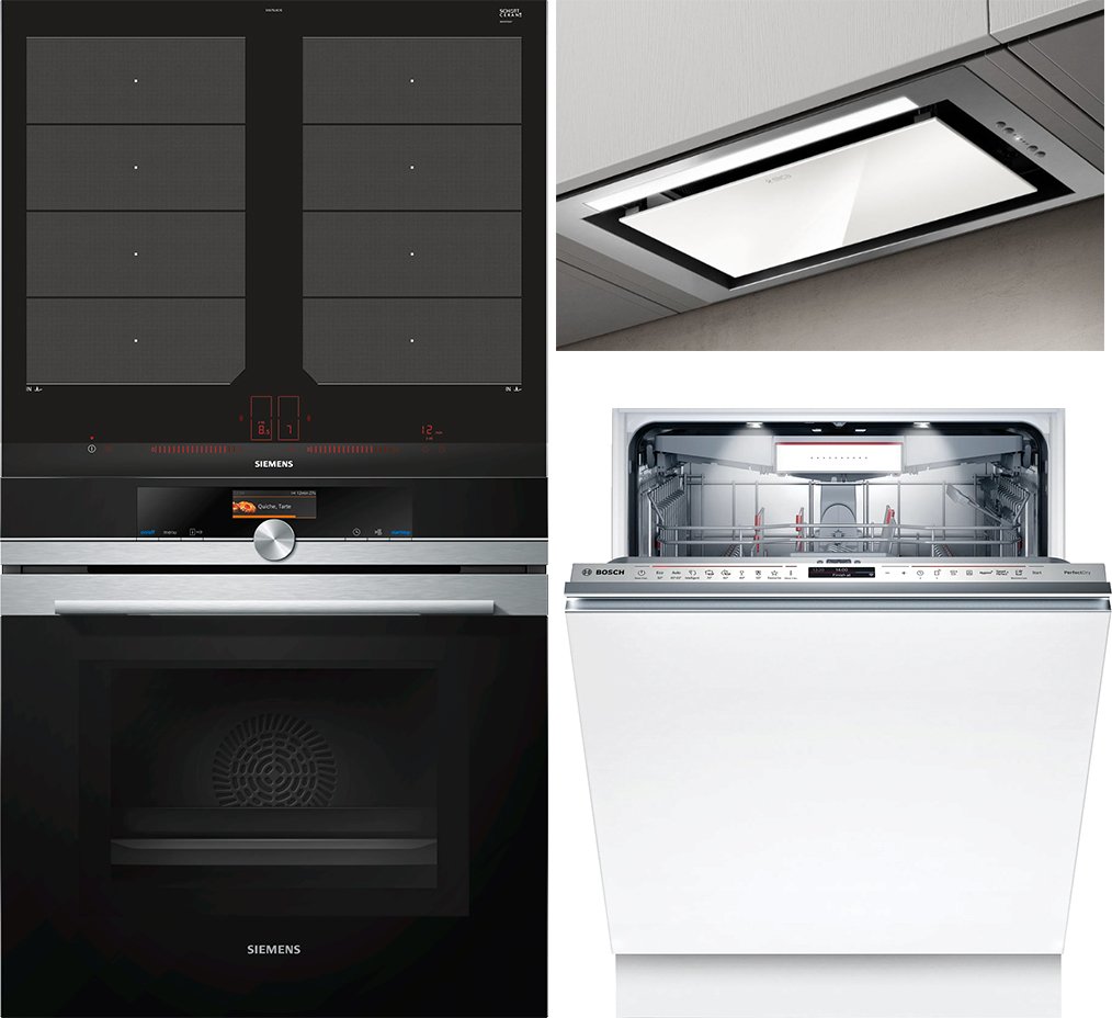 

Комплект встраиваемой техники Siemens HM676G0S1 + EX675LXC1E + Bosch SMV8YCX03E + Elica Hidden 2.0 IXGL/A/60