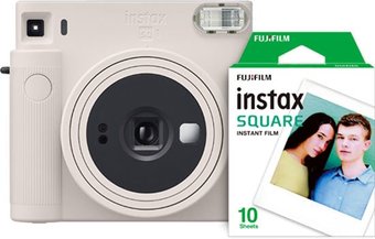 Фотоаппарат Fujifilm Instax Square SQ1 + пленка 10 кадров (белый)
