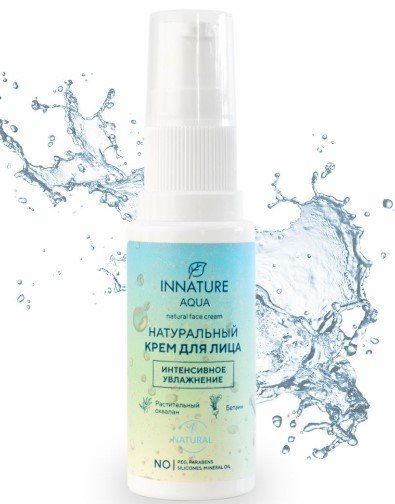 

Innature Крем для лица Aqua Натуральный интенсивное увлажнение (30 мл)