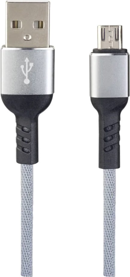 

Кабель Perfeo USB Type-A - MicroUSB U4806 (1 м, серый)