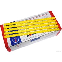 Пластиковая пружина для переплета РеалИСТ Пластик 16 мм (желтый) в Могилеве