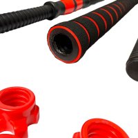 Набор гантелей с соединительным грифом  AMETIST композитные 20 кг