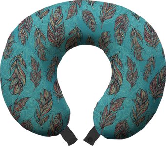 Подушка для путешествий Ambesonne Этнические перья trp-77177