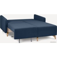 Угловой диван Divan Льери Мини Velvet Blue 240321 (синий)