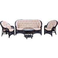 Набор садовой мебели Calamus Rotan Черчиль Люкс (венге)