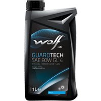 Трансмиссионное масло Wolf GuardTech SAE 80W GL 4 1л