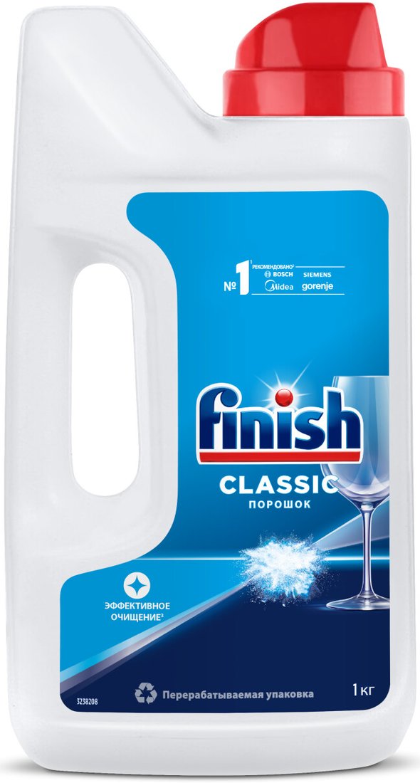 

Порошок для посудомоечной машины Finish Classic (1 кг)
