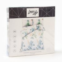 Семейный комплект постельного белья Love Life Тропики Дуэт 10416705