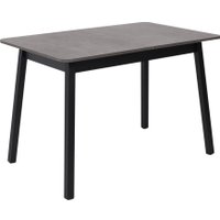 Кухонный стол Мамадома Tirk radial-110 раздвижной 110-142х70 (дымчатая керамика/черный)