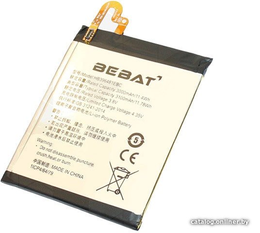Аккумулятор для телефона Bebat HB396481EBC