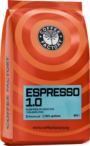 Кофе Coffee Factory Craft Espresso 1.0 молотый 500 г