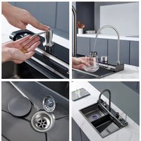 Кухонная мойка Cerruti Spa Gloria Pro nano black CT10358 (графит)