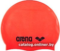 Шапочка для плавания ARENA Classic Silicone Cap 91662 40 (fluo red/black)