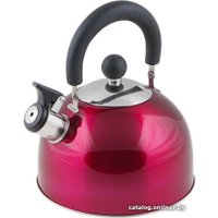 Чайник со свистком Perfecto Linea Holiday 52-121517 (вишневый металлик)