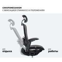 Офисное кресло SPARX Enigma Plus (черный)