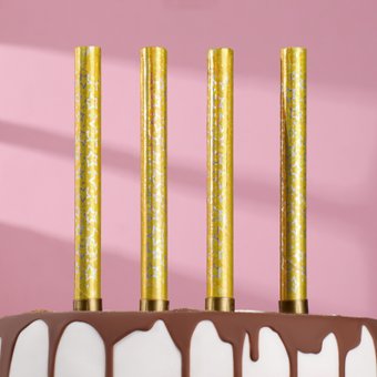 Набор свечей-фонтанов для торта Страна Карнавалия Фонтаны 1553640 (4 шт)