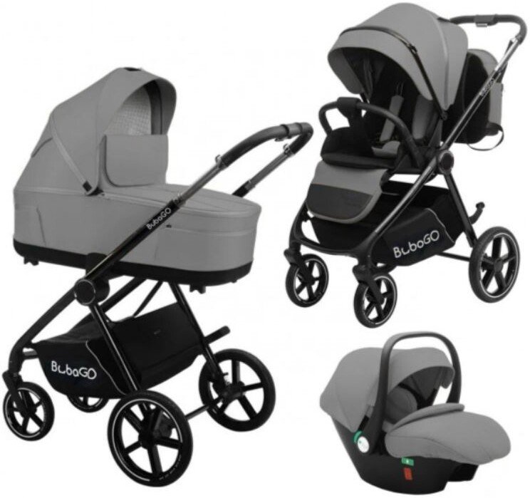 

Универсальная коляска Bubago Niveta (3 в 1, серый)