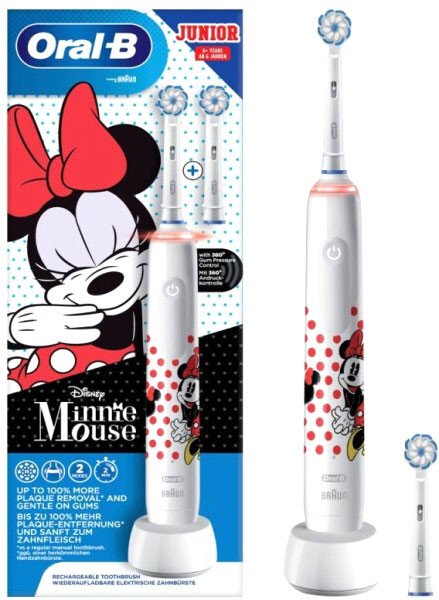 

Электрическая зубная щетка Oral-B Pro 3 Junior Sensi Minnie Mouse D505.523.2K