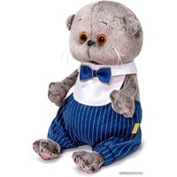 Классическая игрушка BUDI BASA Collection Басик Baby в манишке с бантом BB-085 (20 см)