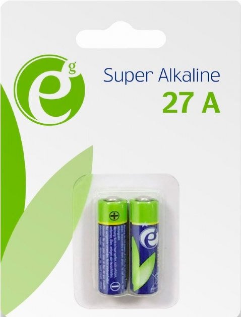 

Батарейка EnerGenie Super Alkaline 27A 2 шт. EG-BA-27A-01