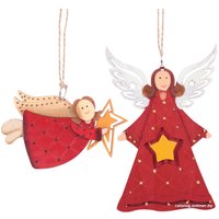 Елочная игрушка Darvish Ангел DV-C-294 (2шт)