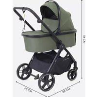 Универсальная коляска Rant Basic Wave RA162 (2 в 1, green)