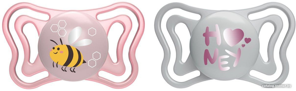 Набор пустышек Chicco PhysioForma Light Пчелка. Honey (2 шт)