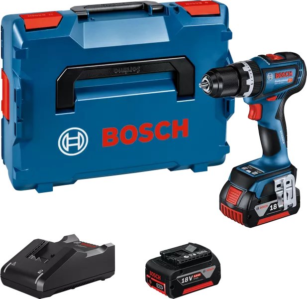 

Ударная дрель-шуруповерт Bosch GSB 18V-90 C Professional 06019K6106 (с 2-мя АКБ 5 Ач, кейс)