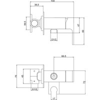 Гигиенический душ Roxen Caspia 500960-CH (хром)
