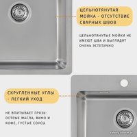 Кухонная мойка ZorG ZRE 6050