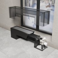 Напольный конвектор Royal Thermo STEP-130/130/1200-2-N-WT-LG-NA